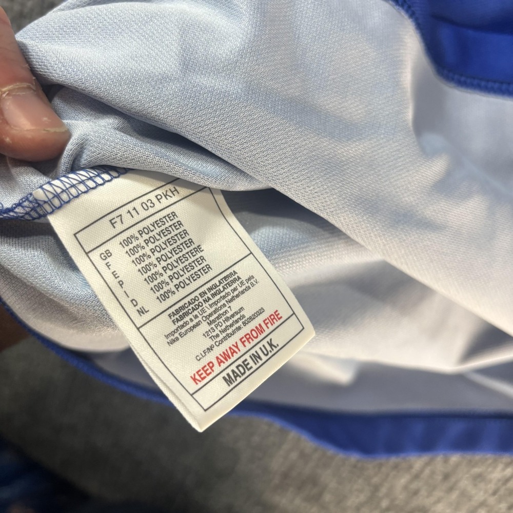 Vintage Rangers Jersey Mens Medium Blue Soccer Football Nike McEwan's Lager 90s - Picture 4 of 6